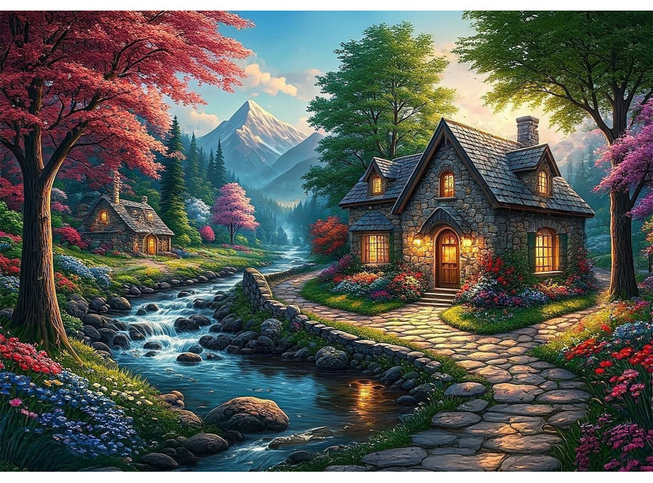 ART PUZZLE Puzzle Rajská ulička 1000 dílků