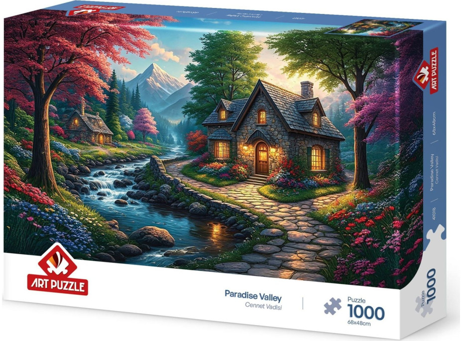 ART PUZZLE Puzzle Rajská ulička 1000 dílků