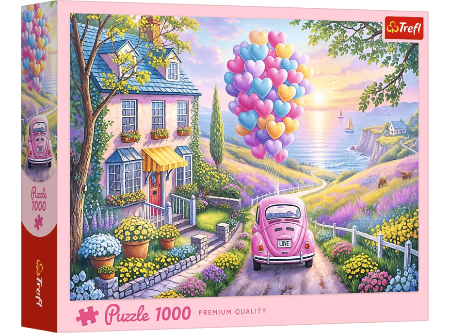 TREFL Puzzle Romantická jízda 1000 dílků