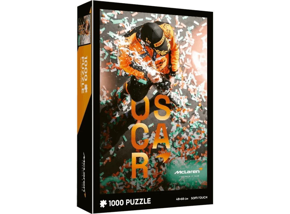 TREFL Puzzle Soft Touch: McLaren: Oscar Piastri, Maiden Grand Prix 1000 dílků