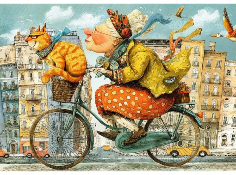 CHERRY PAZZI Puzzle Super babička 1000 dílků