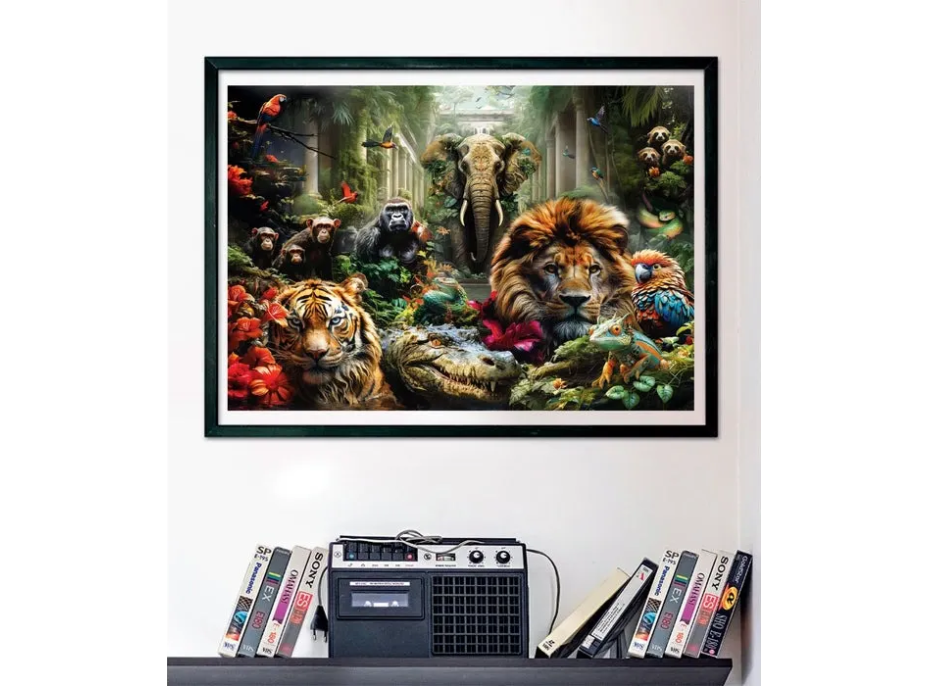 CLEMENTONI Puzzle Tajemná džungle 1000 dílků