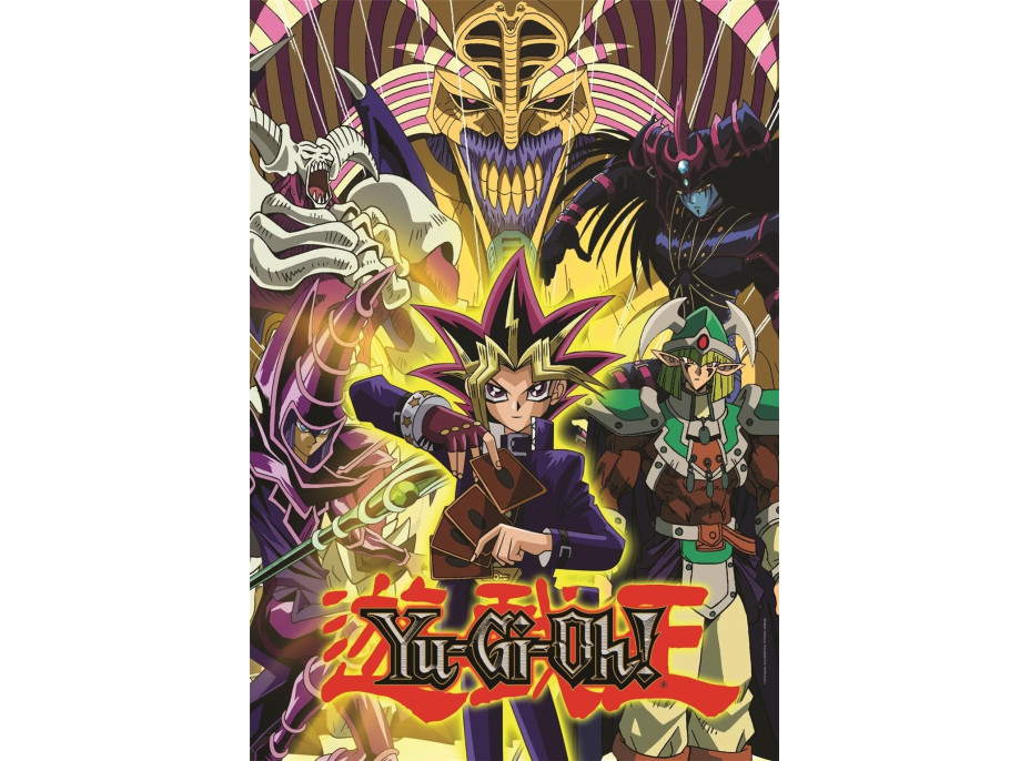 CLEMENTONI Puzzle Yu-Gi-Oh! – Anime koláž 1000 dílků