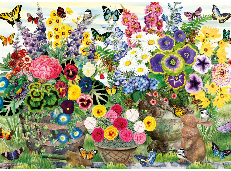 GIBSONS Puzzle Zahradní párty 1000 dílků