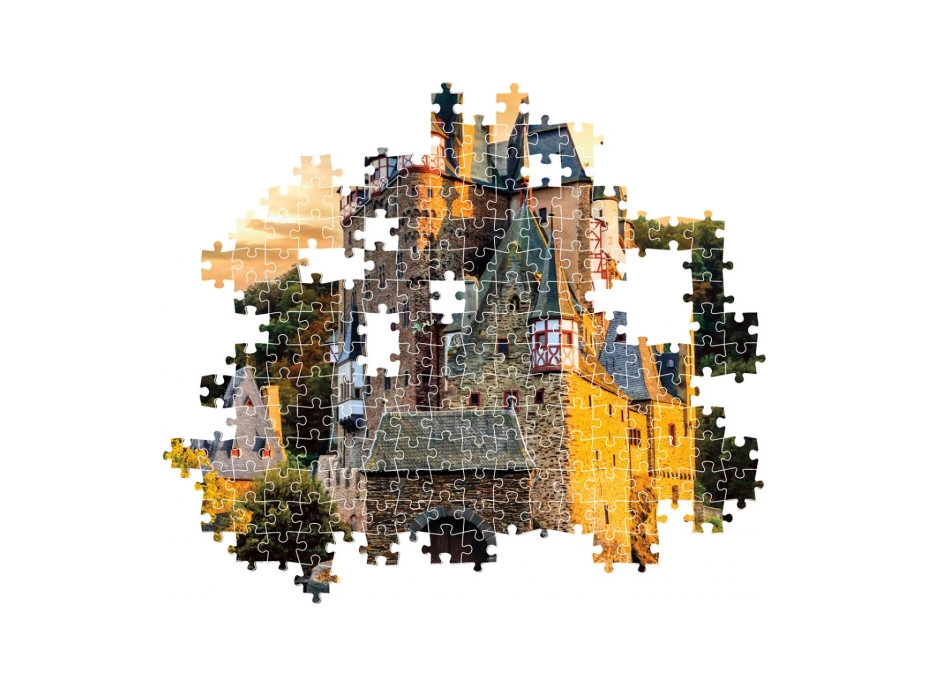 CLEMENTONI Puzzle Zlatá hodina na hradě Eltz 1000 dílků