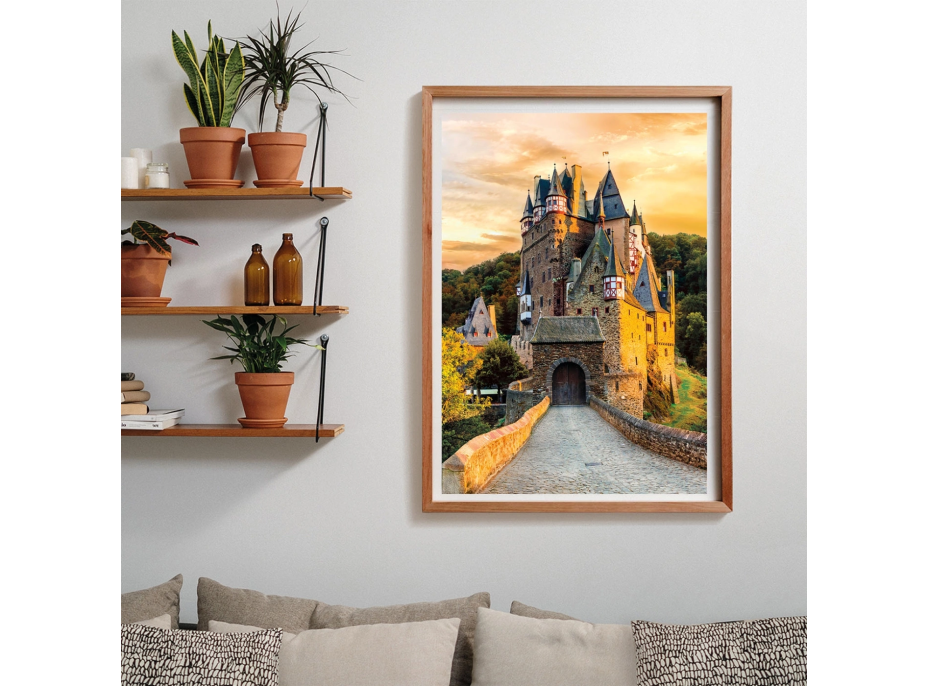 CLEMENTONI Puzzle Zlatá hodina na hradě Eltz 1000 dílků