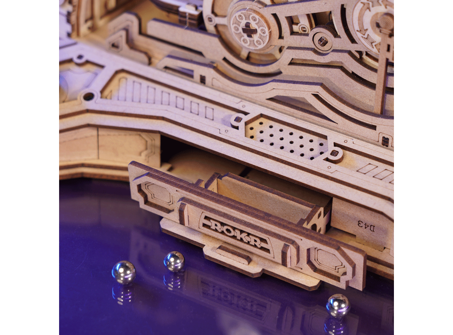 ROBOTIME Rokr 3D dřevěné puzzle Kuličková dráha 653 dílků