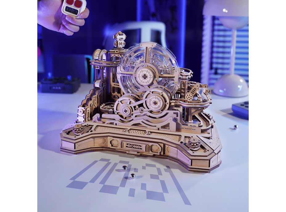 ROBOTIME Rokr 3D dřevěné puzzle Kuličková dráha 653 dílků