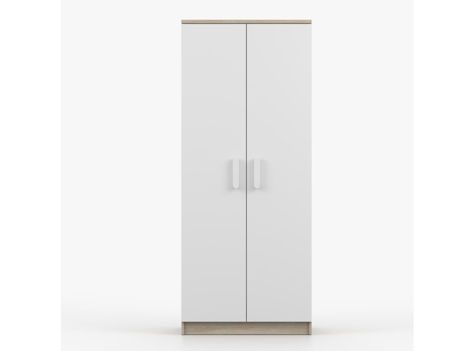 Šatní skříň SCOUT 80 - dub sonoma/bílá (více variant)