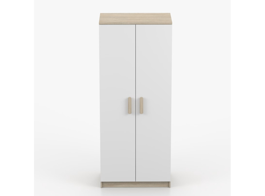 Šatní skříň SCOUT 80 - dub sonoma/bílá (více variant)