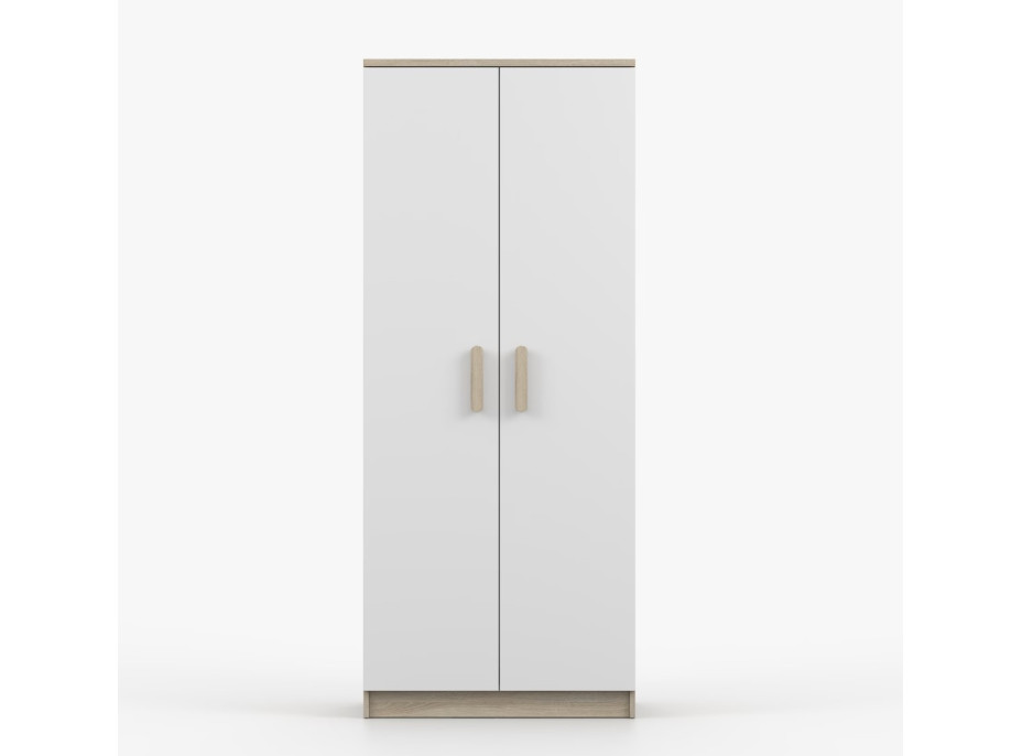 Šatní skříň SCOUT 80 - dub sonoma/bílá (více variant)