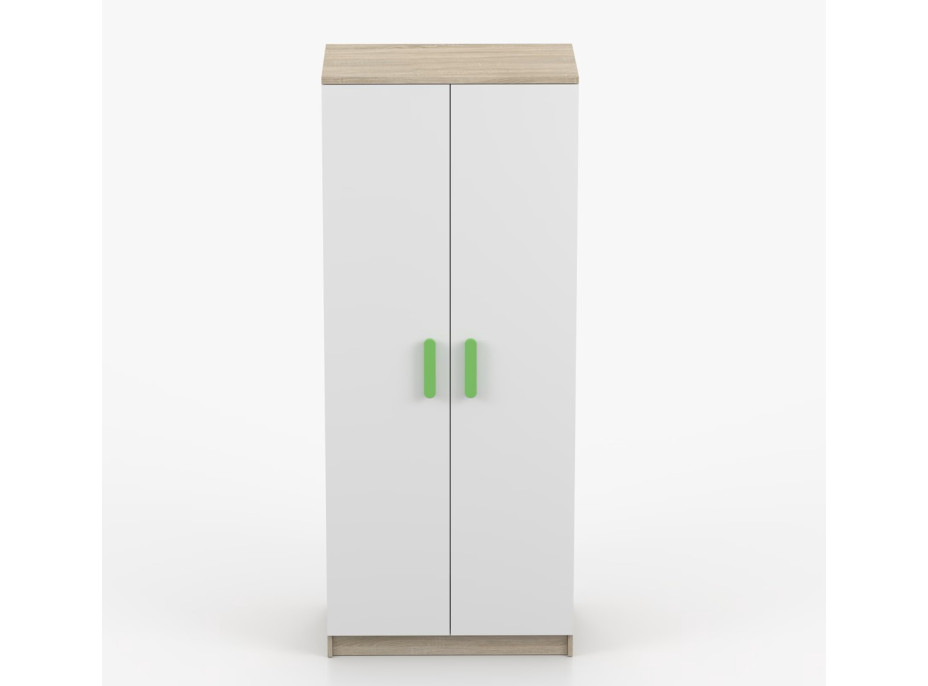 Šatní skříň SCOUT 80 - dub sonoma/bílá (více variant)