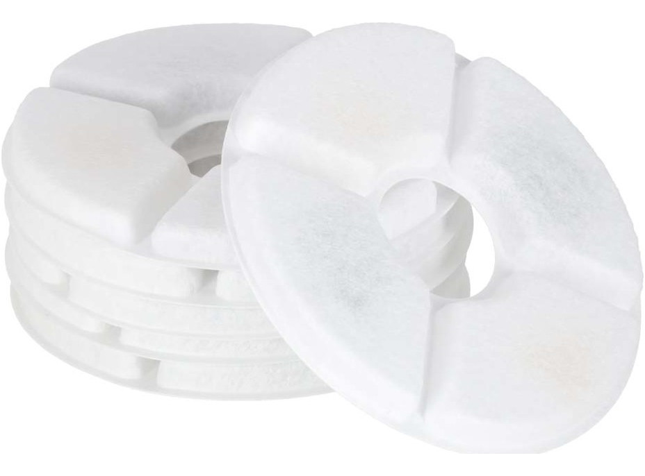 Náhradní filtry pro napáječku pro psy a kočky - sada 6 kusů