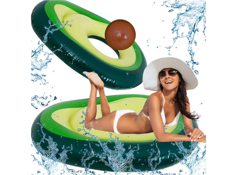 Nafukovací lehátko s míčem Avokádo - 150 cm