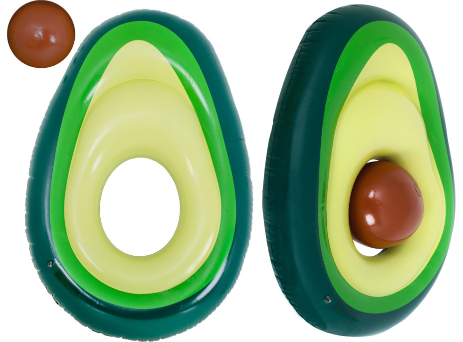 Nafukovací lehátko s míčem Avokádo - 150 cm