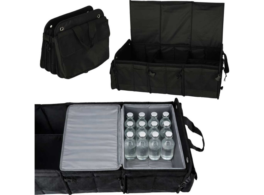 Organizér do kufru auta s chladicí taškou XXL - 37x75x32 cm