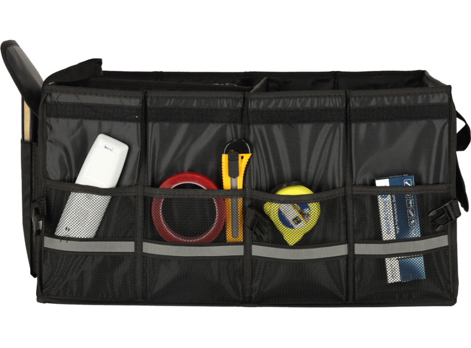 Brašna do kufru auta s reflexními prvky 60x35x30 cm