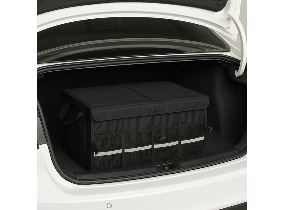 Brašna do kufru auta s reflexními prvky 60x35x30 cm