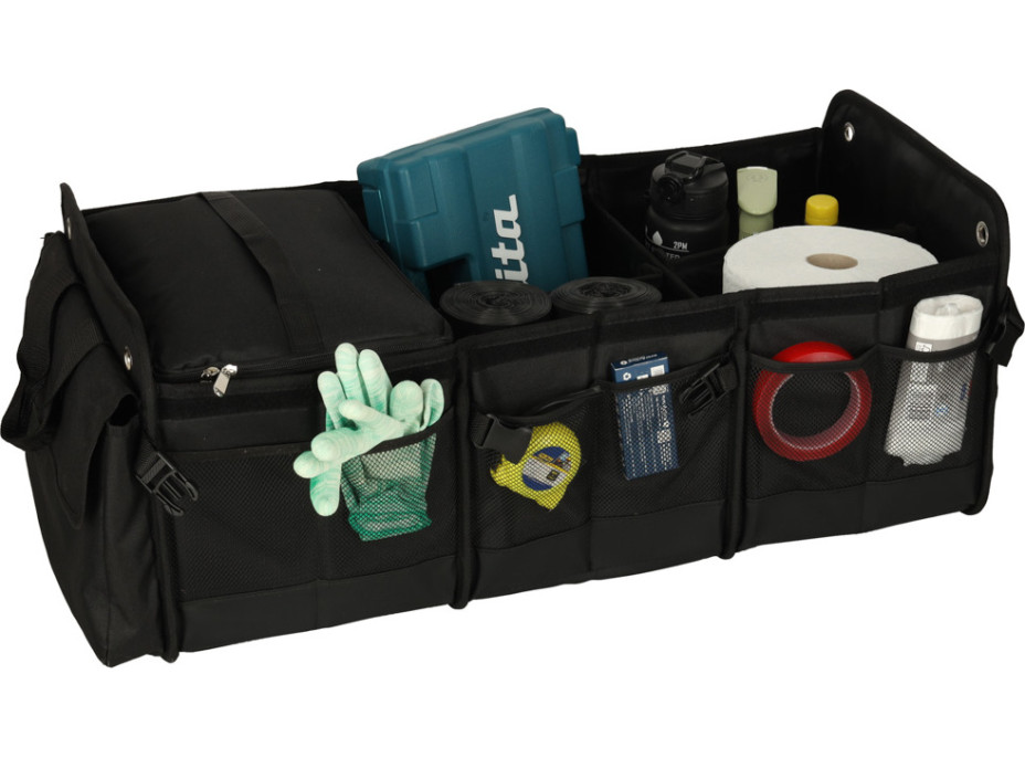 Organizér do kufru auta s chladicí taškou XXL - 37x75x32 cm