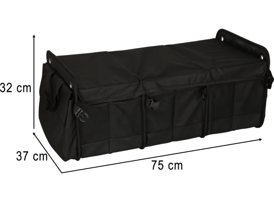 Organizér do kufru auta s chladicí taškou XXL - 37x75x32 cm