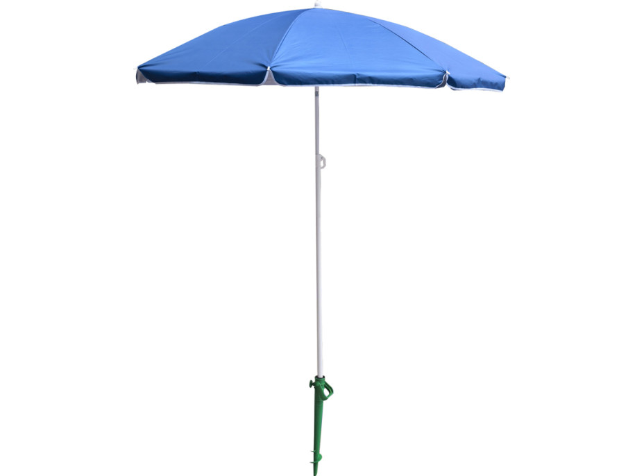 Plážový nastavitelný slunečník 150 cm - modrý