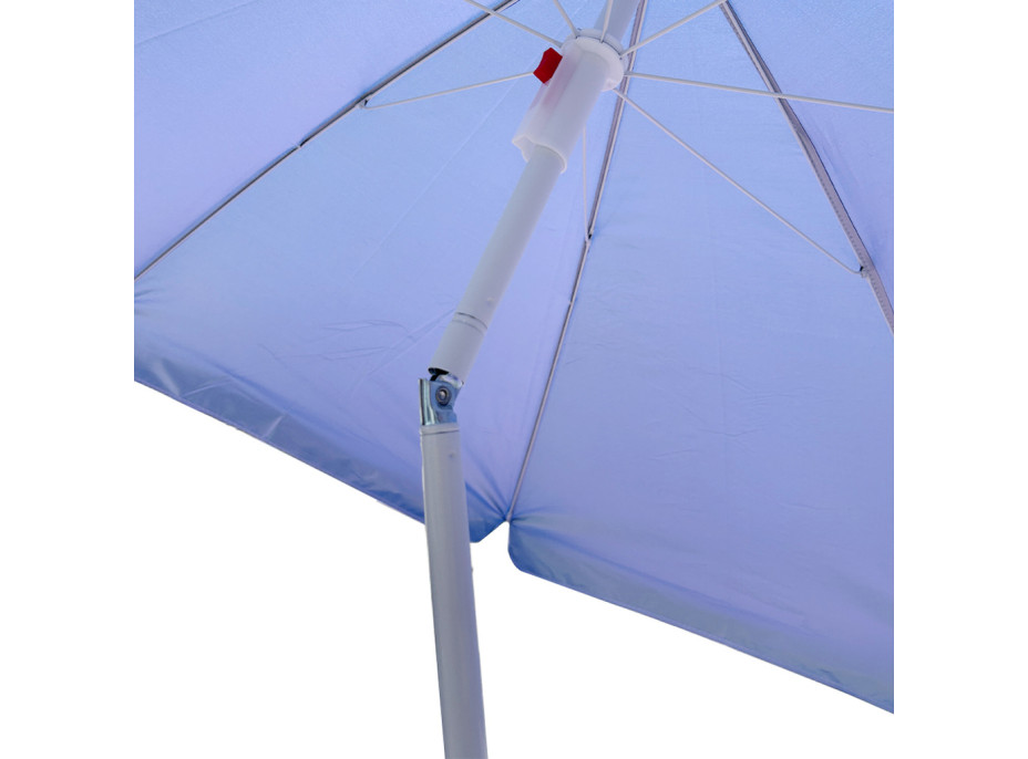 Plážový nastavitelný slunečník 150 cm - modrý