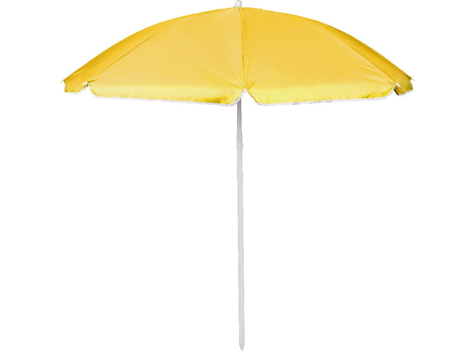 Plážový nastavitelný slunečník 150 cm - žlutý