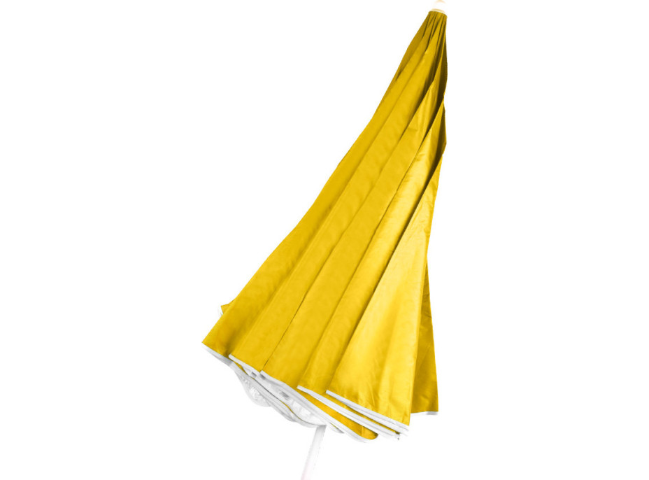 Plážový nastavitelný slunečník 150 cm - žlutý