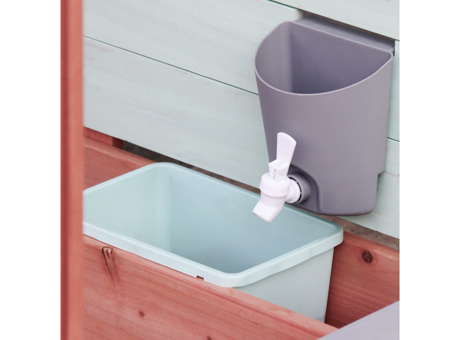 Dřevěné pískoviště LULILO Sablo s otočnou střechou