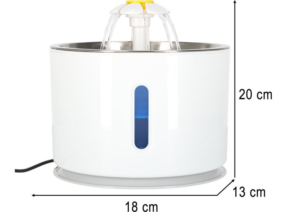 Automatická LED napáječka pro psy a kočky - 2,4l