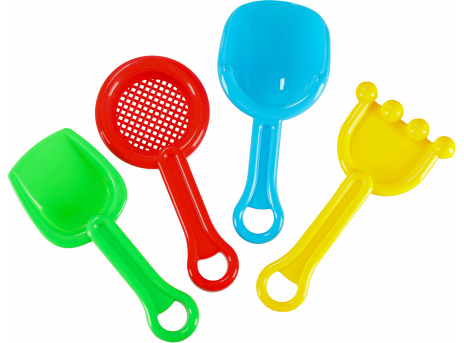 Sada formiček na písek Loď se stříkací pistolí - 12 kusů