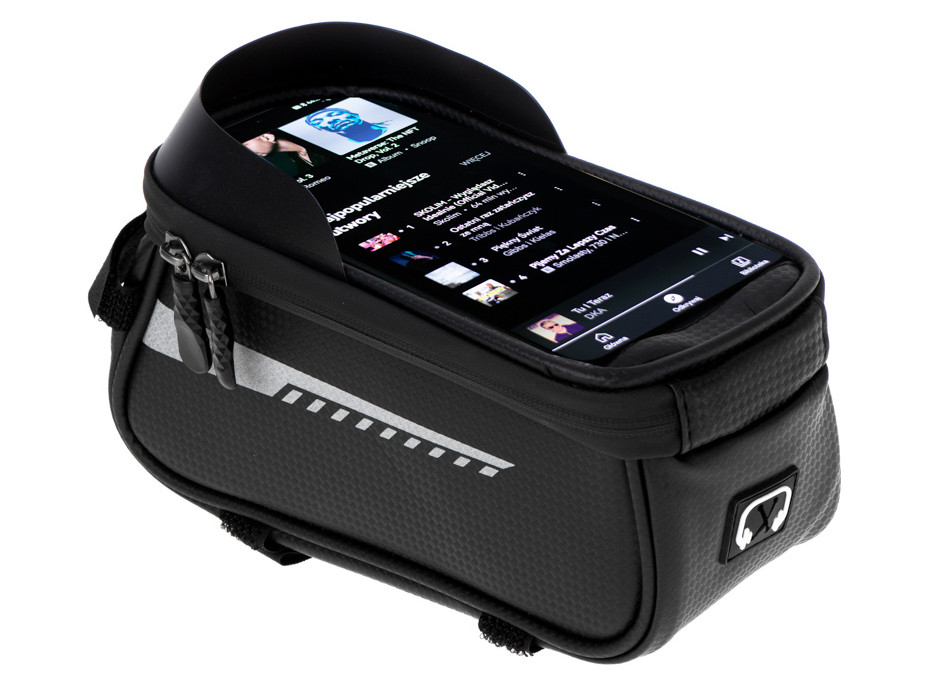 Vodotěsná brašna na kolo - držák na telefon