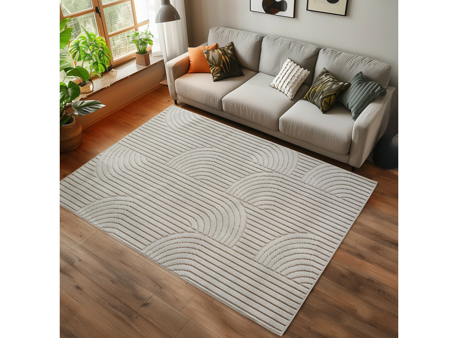 Kusový koberec Helix 2201 cream