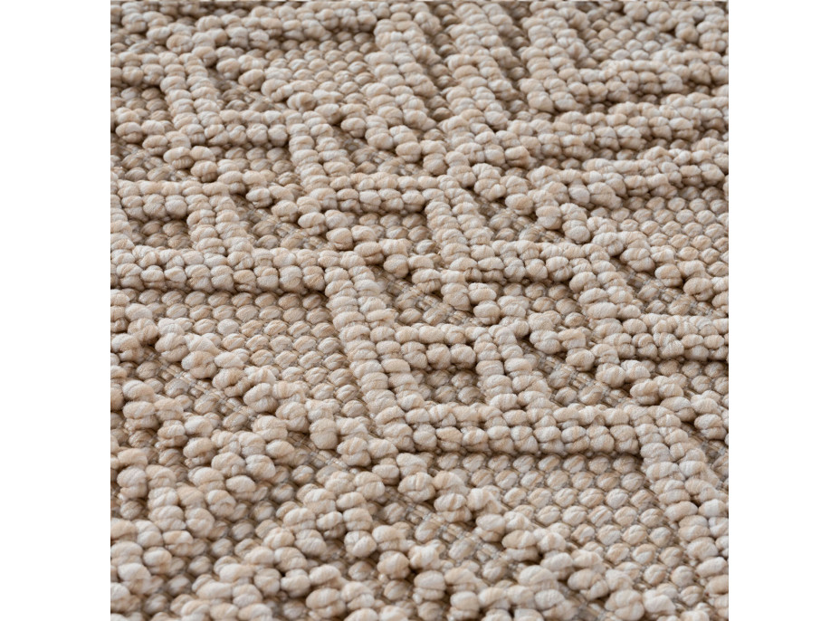 Kusový koberec Helix 2202 beige kruh