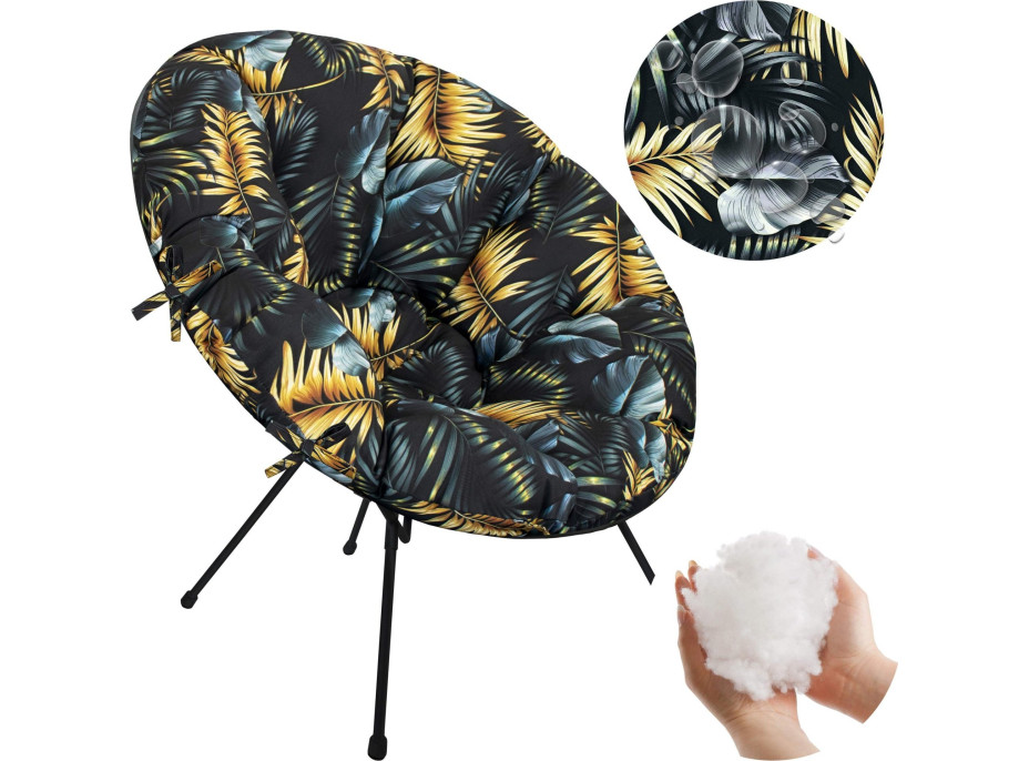 Voděodolný polštář do zahradního křesla ACAPULCO 90x105 cm - Golden Palms