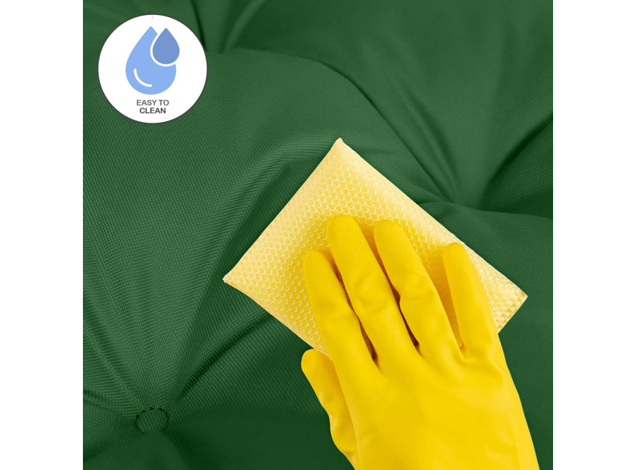 Voděodolný polštář do zahradního křesla ACAPULCO 90x105 cm - zelený