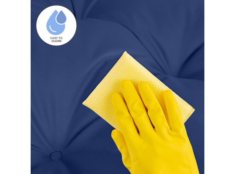 Voděodolný polštář do zahradního křesla ACAPULCO 90x105 cm - navy modrý