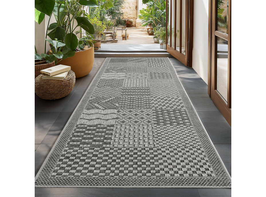 Kusový koberec Ibiza 1902 grey - na ven i na doma