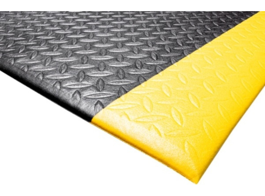 Gumová rohožka 650 Base+ Economic black/yellow