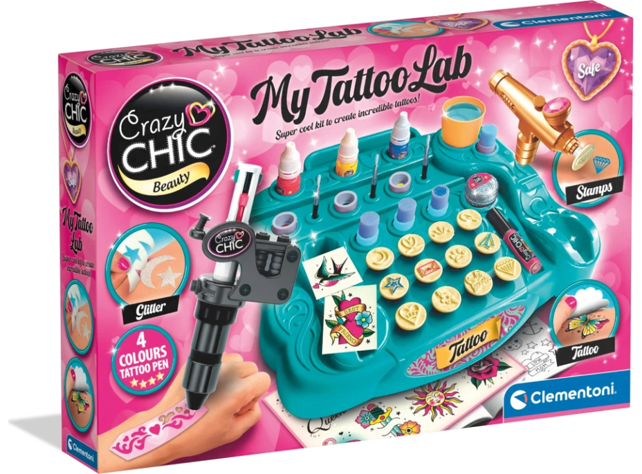 CLEMENTONI Crazy Chic Beauty: Tetovací studio