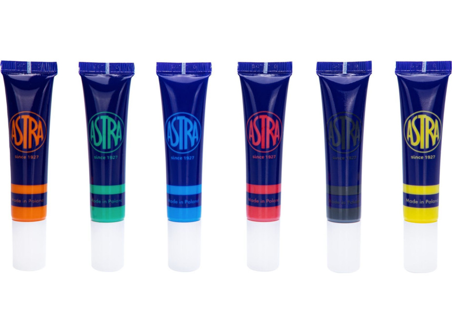 ASTRA CREATIVO Gelové barvy na sklo 6x15ml