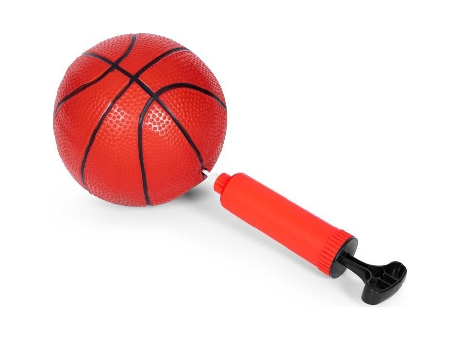 ECOTOYS Nastavitelný basketbalový koš s příslušenstvím