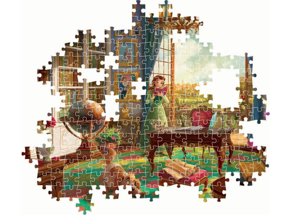CLEMENTONI Puzzle Disney Princezny: Kráska a zvíře 500 dílků