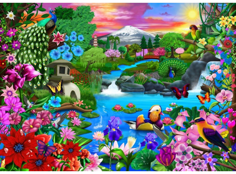 BLUEBIRD Puzzle Orientální ráj 500 dílků