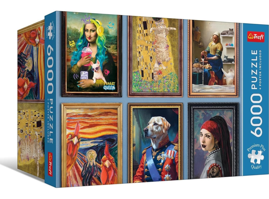 TREFL Puzzle Premium Plus: Fun Art Collection 6000 dílků