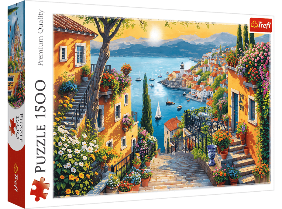 TREFL Puzzle Přímořský výhled 1500 dílků