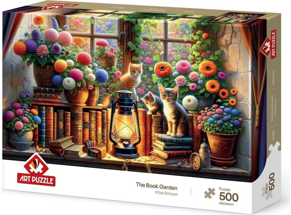 ART PUZZLE Puzzle Zahrada knih 500 dílků