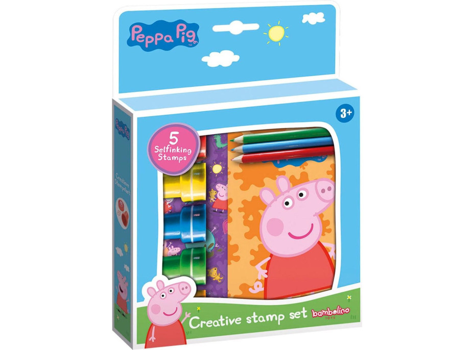 Sada razítek Prasátko Peppa s doplňky
