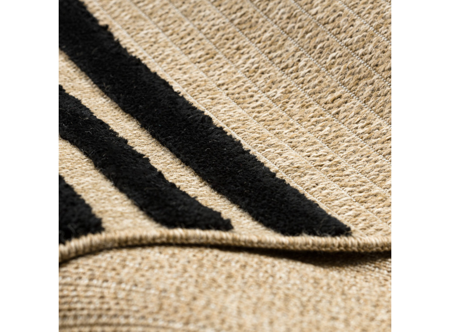 Kusový koberec Spark 0689 beige/black