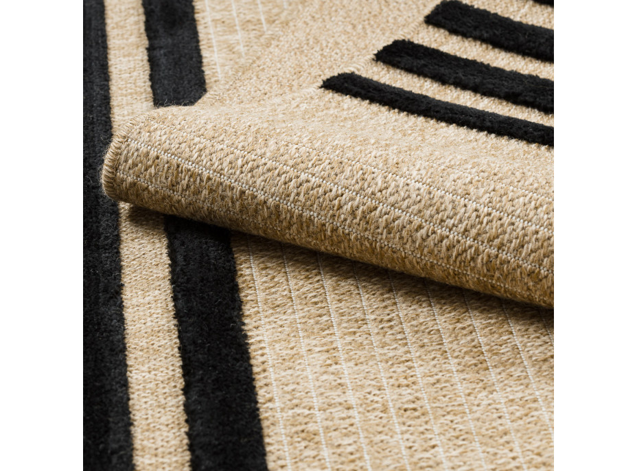 Kusový koberec Spark 0689 beige/black